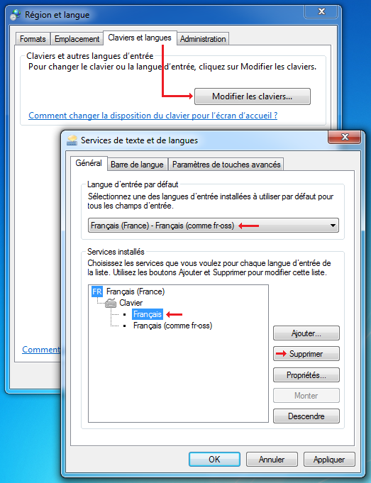 Installation du clavier FR-OSS sous Windows 7