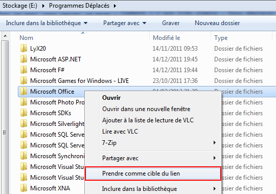 Lien symbolique : Prendre comme cible du lien