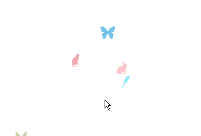 ViVi Cursor effet Animaux