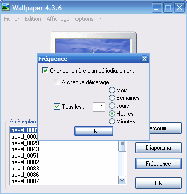 Options de Wallpaper